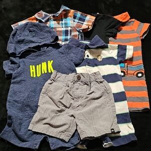 18 Month Baby Boy Rompers And 1 Shorts